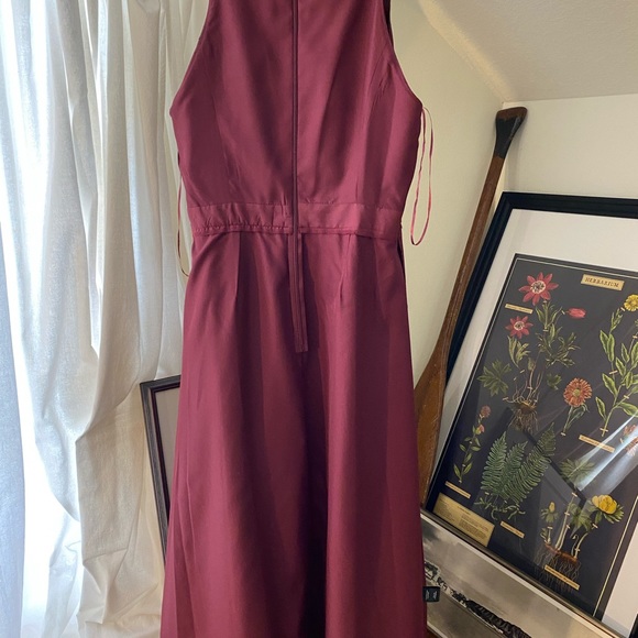 Nicole Miller Burgundy Semi-Formal Dress - Picture 6 of 8